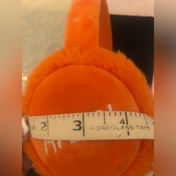 Orange warm fuzzy apérol unisex earmuffs - Picture 3 of 5